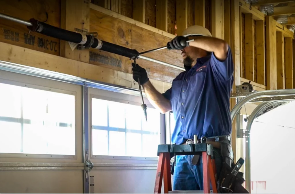 Garage door maintenance service
